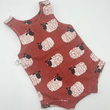 Load image into Gallery viewer, Baa Humbug Bloomer Romper
