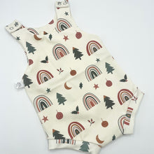 Load image into Gallery viewer, Boho Christmas Bloomer Romper
