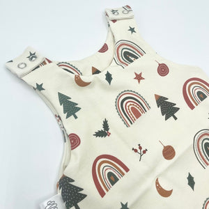 Boho Christmas Bloomer Romper
