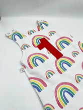 Load image into Gallery viewer, Rainbows Birthday Romper
