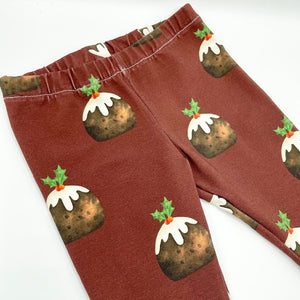 Christmas Pudding Skinny Leggings