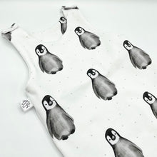 Load image into Gallery viewer, Penguins Footed Romper
