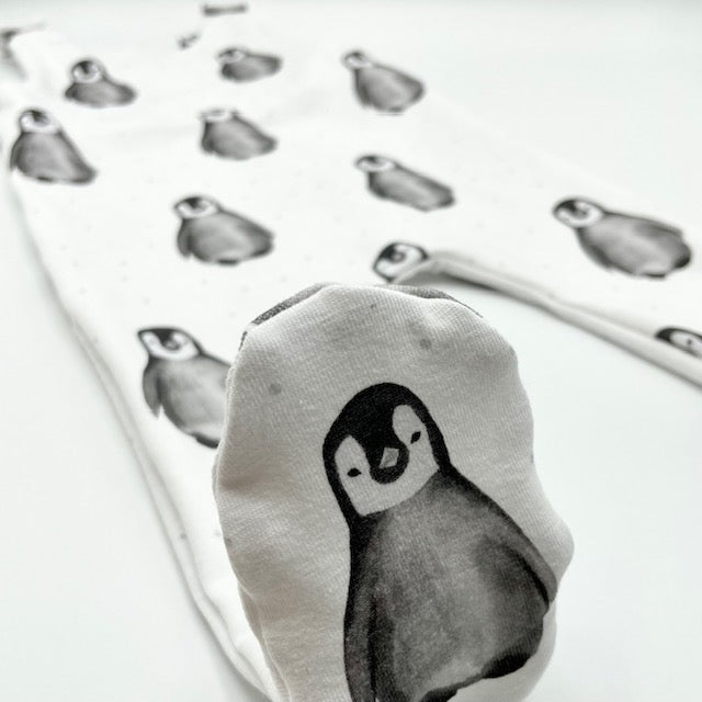 Penguins Footed Romper