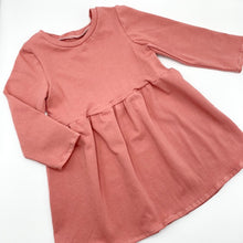 Load image into Gallery viewer, Plain Pink Long Sleeved Dress
