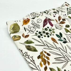 Vintage Leaves Skinny Leggings