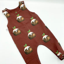 Load image into Gallery viewer, Christmas Pudding Footed Romper
