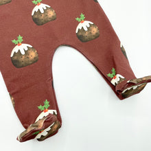 Load image into Gallery viewer, Christmas Pudding Footed Romper
