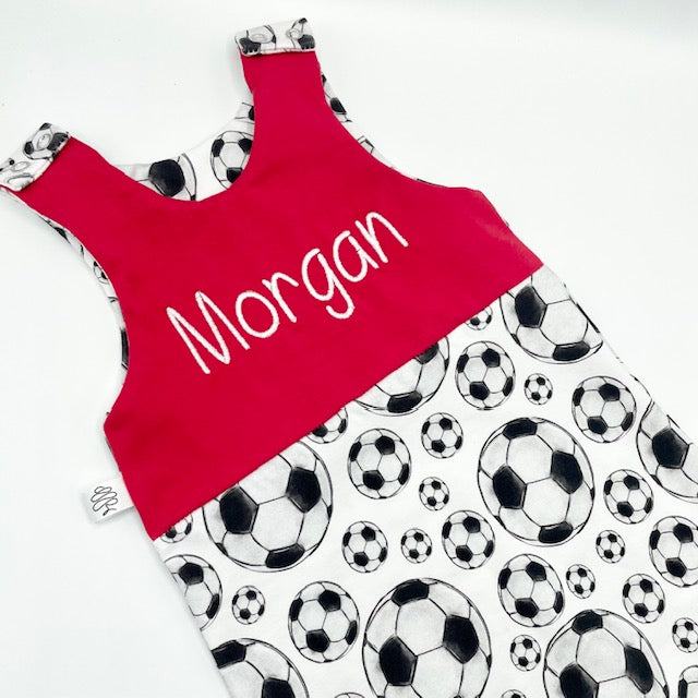 Football/Red Twist Top Outfit