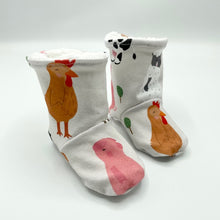 Load image into Gallery viewer, Farmyard Friends Winter Booties

