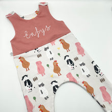 Load image into Gallery viewer, Farmyard Friends / Pink Twist Top Outfit
