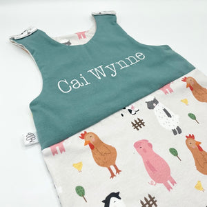 Farmyard Friends / Green Twist Top Outfit