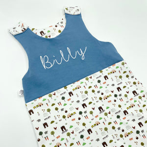 Mini Farm/Light Blue Twist Top Outfit