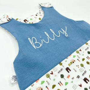 Mini Farm/Light Blue Twist Top Outfit