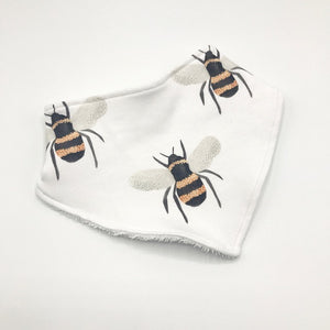 Bees Dribble Bib