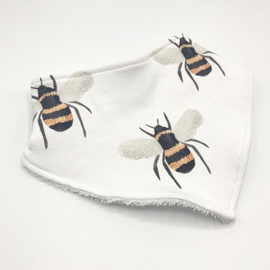 Bees Dribble Bib