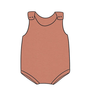 Plain Pink Bloomer Romper