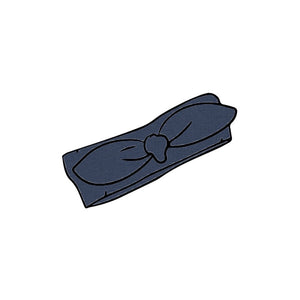 Plain Navy Headband