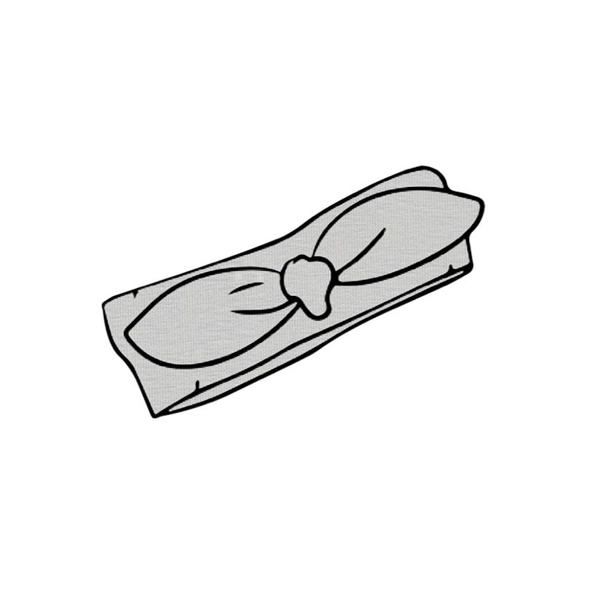 Plain Grey Headband