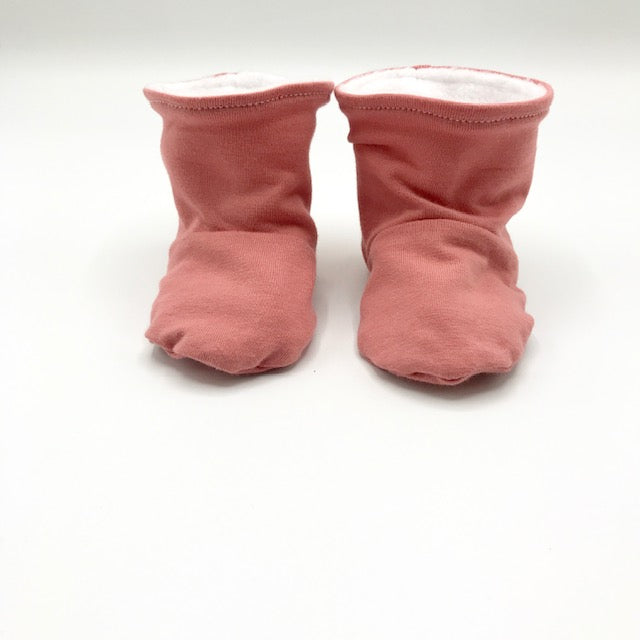 Plain Pink Winter Booties