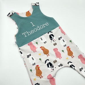 Farmyard Friends / Green Twist Top Outfit