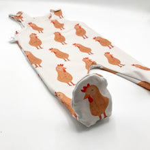 Load image into Gallery viewer, Chicken Footed Romper
