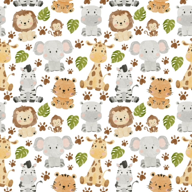 Jungle Paws Footed Romper