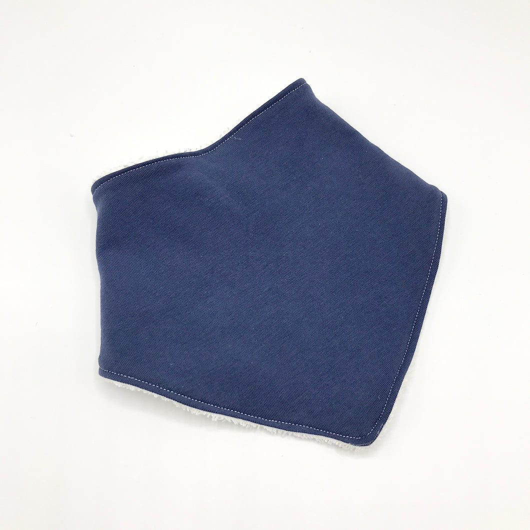 Plain Navy Dribble Bib