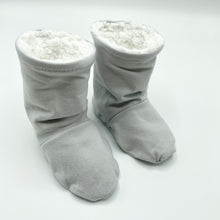 Load image into Gallery viewer, Plain Grey Winter Booties
