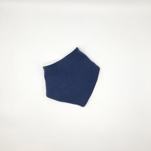 Plain Navy Dribble Bib