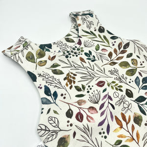 Vintage Leaves Bloomer Romper