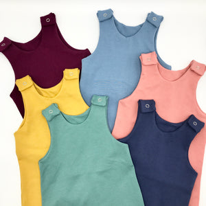 Plain Navy Romper